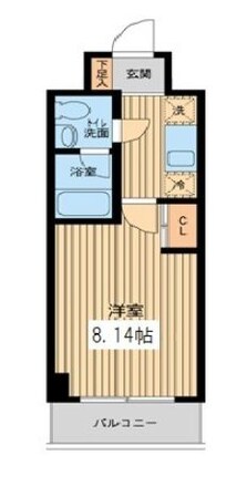 清澄白河駅 徒歩8分 3階の物件間取画像